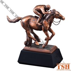 Trophée de course de chevaux