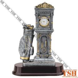 Trophée sac de golf/horloge