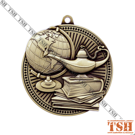 Médaille lampe du savoir