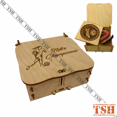 Personalized Wooden Medal Box