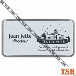 Badge d'identification avec support